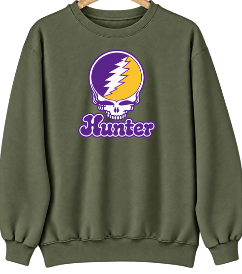 Hunter Stealie Premium Unisex Crewneck — Military Green