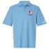 Hunter Stealie Premium Unisex Polo — Design: Hunter College — Blue