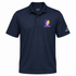 Hunter Stealie Premium Unisex Polo — Design: Hunter College — Navy