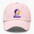 Hunter Stealie Premium Unisex Dad Hat — Design: Hunter College — Pink