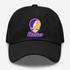 Hunter Stealie Premium Unisex Dad Hat — Design: Hunter College — Black