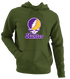 Hunter Stealie Premium Unisex Hoodie — Design: Hunter College — Military Green