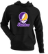 Hunter Stealie Premium Unisex Hoodie — Design: Hunter College — Black