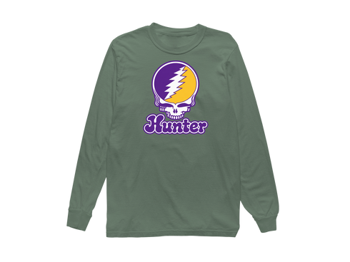 Hunter Stealie Premium Unisex Long-Sleeve — Design: Hunter College — Light Green
