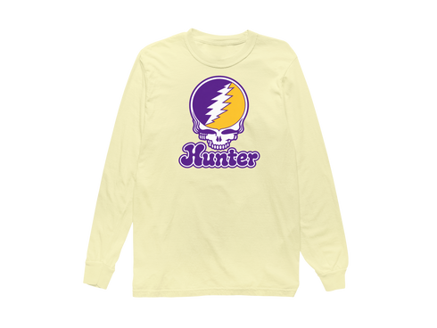 Hunter Stealie Premium Unisex Long-Sleeve — Design: Hunter College — Butter