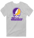 Hunter Stealie Premium Unisex T-Shirt — Design: Hunter College — Sport Grey