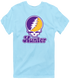Hunter Stealie Premium Unisex T-Shirt — Design: Hunter College — Light Blue