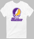 Hunter Stealie Premium Unisex T-Shirt — Design: Hunter College — White