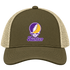 Hunter Stealie Premium Unisex Trucker Cap — Design: Hunter College — Moss/Khaki