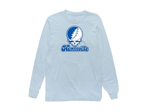 Huntsville Stealie Premium Unisex Long-Sleeve — Design: Alabama in Huntsville University of — Chambray