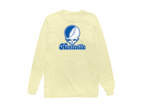 Huntsville Stealie Premium Unisex Long-Sleeve — Design: Alabama in Huntsville University of — Butter