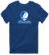Huntsville Stealie Premium Unisex T-Shirt — Design: Alabama in Huntsville University of — Navy
