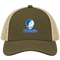 Huntsville Stealie Premium Unisex Trucker Cap — Design: Alabama in Huntsville University of — Moss/Khaki