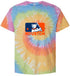 Huston Astros MLBLogo Stealie Tie-Dye T-Shirt