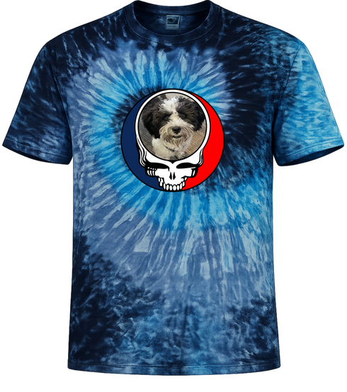1595 - Custom Stealie Tie-Dye