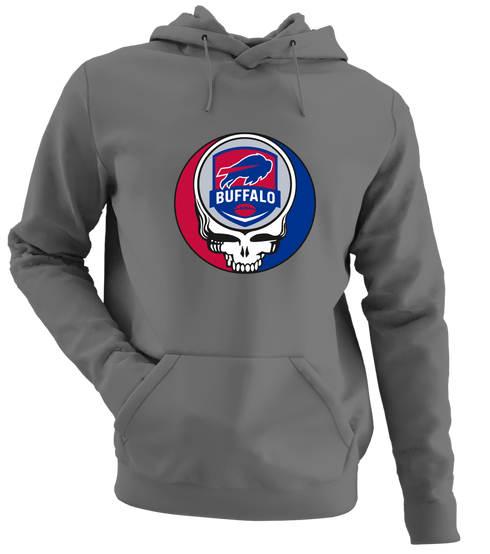 Buffalo Football - Premium Grateful Dead Hoodie - Charcoal - 8