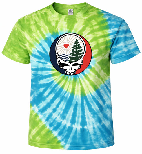 1435 - Custom Stealie Tie-Dye