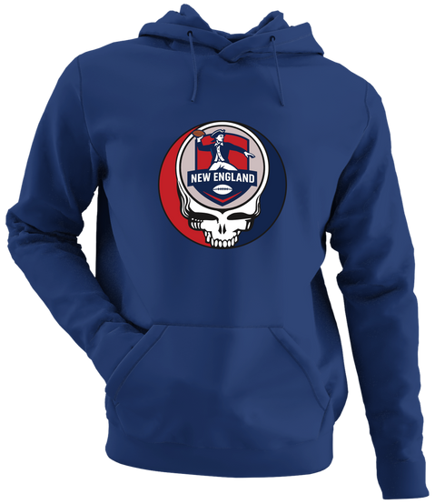 New England Football - Premium Grateful Dead Hoodie - Navy - 2