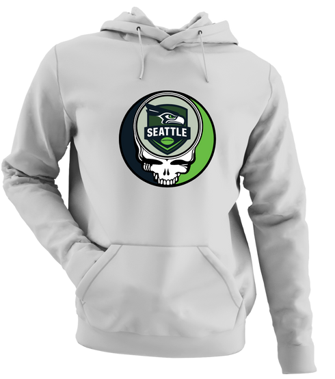 Seattle Football - Premium Grateful Dead Hoodie - Sport Grey - 9