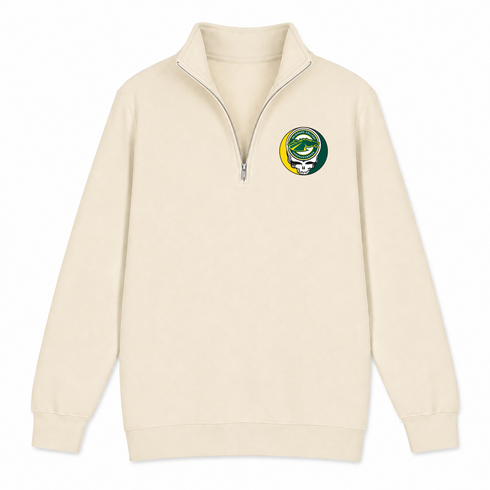 Skidmore - Premium Grateful Dead Quarter-Zip Pullover - Sand - 2