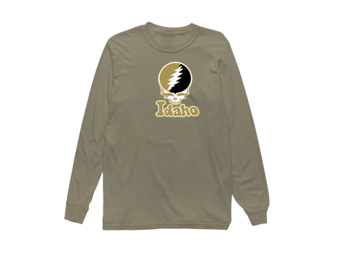 Idaho Stealie Premium Unisex Long-Sleeve — Design: Idaho University of — Sandstone