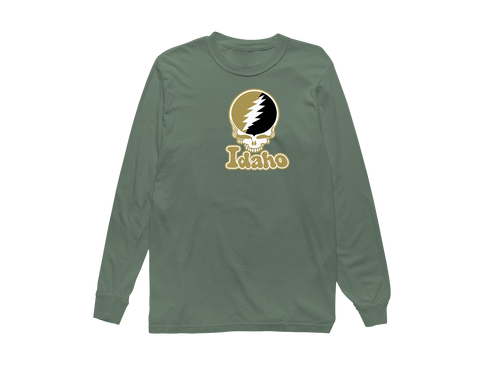 Idaho Stealie Premium Unisex Long-Sleeve — Design: Idaho University of — Light Green