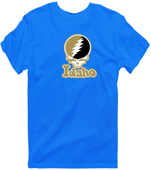 Idaho Stealie Premium Unisex T-Shirt — Design: Idaho University of — Royal