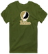 Idaho Stealie Premium Unisex T-Shirt — Design: Idaho University of — Military Green