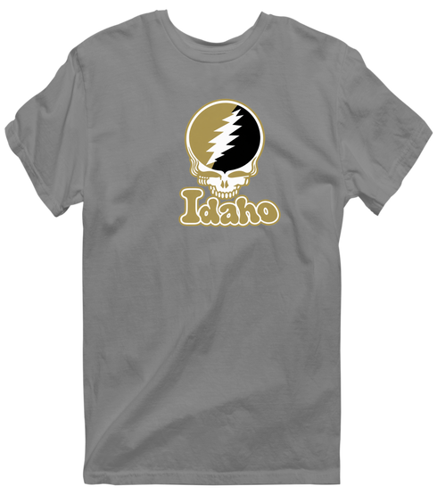 Idaho Stealie Premium Unisex T-Shirt — Design: Idaho University of — Dark Heather