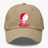 Illinois Stealie Premium Unisex Dad Hat — Design: Illinois State University — Khaki