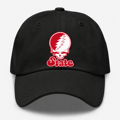 Illinois Stealie Premium Unisex Dad Hat — Design: Illinois State University — Black