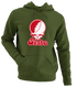 Illinois Stealie Premium Unisex Hoodie — Design: Illinois State University — Military Green