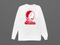 Illinois Stealie Premium Unisex Long-Sleeve — Design: Illinois State University — White