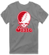 Illinois Stealie Premium Unisex T-Shirt — Design: Illinois State University — Dark Heather