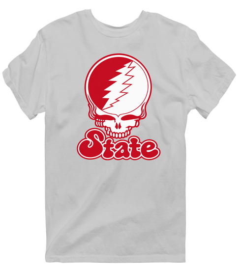 Illinois Stealie Premium Unisex T-Shirt — Design: Illinois State University — Sport Grey