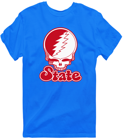 Illinois Stealie Premium Unisex T-Shirt — Design: Illinois State University — Royal