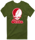 Illinois Stealie Premium Unisex T-Shirt — Design: Illinois State University — Military Green