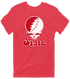Illinois Stealie Premium Unisex T-Shirt — Design: Illinois State University — Heather Red