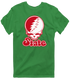 Illinois Stealie Premium Unisex T-Shirt — Design: Illinois State University — Irish Green