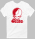 Illinois Stealie Premium Unisex T-Shirt — Design: Illinois State University — White