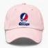 Illinois Stealie Premium Unisex Dad Hat — Design: Illinois University of Chicago — Pink