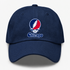Illinois Stealie Premium Unisex Dad Hat — Design: Illinois University of Chicago — Navy