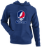 Illinois Stealie Premium Unisex Hoodie — Design: Illinois University of Chicago — Navy