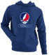 Illinois Stealie Premium Unisex Hoodie — Design: Illinois University of Chicago — Navy