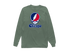 Illinois Stealie Premium Unisex Long-Sleeve — Design: Illinois University of Chicago — Light Green