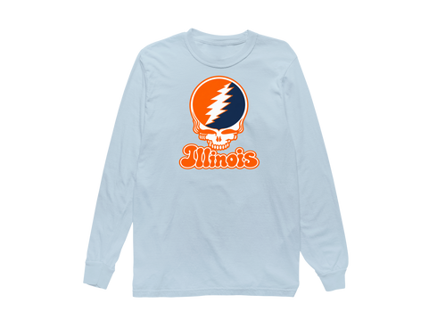 Illinois Stealie Premium Unisex Long-Sleeve — Design: Illinois University of — Chambray