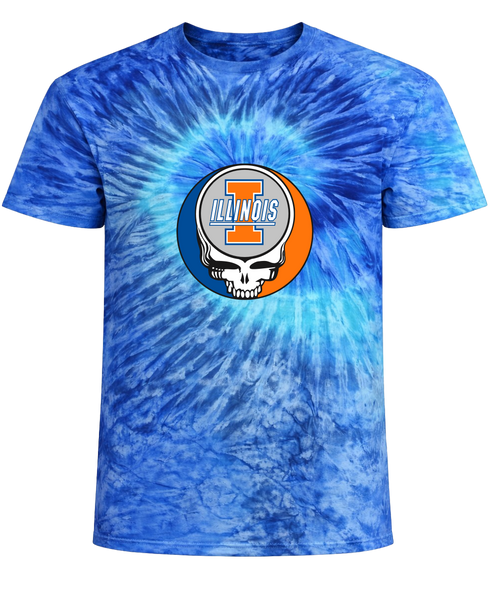 University of Illinois Stealie Tie-Dye T-Shirt