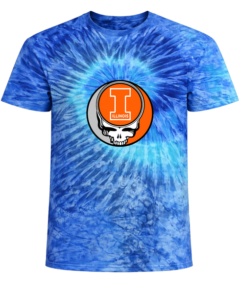 University of Illinois Stealie Tie-Dye T-Shirt