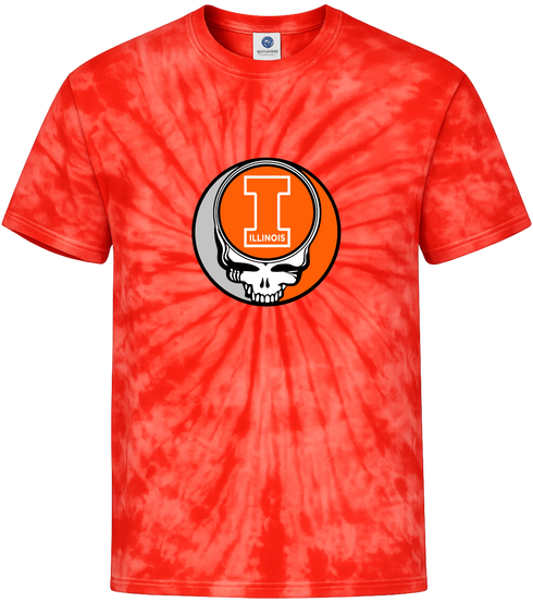 University of Illinois Stealie Tie-Dye T-Shirt