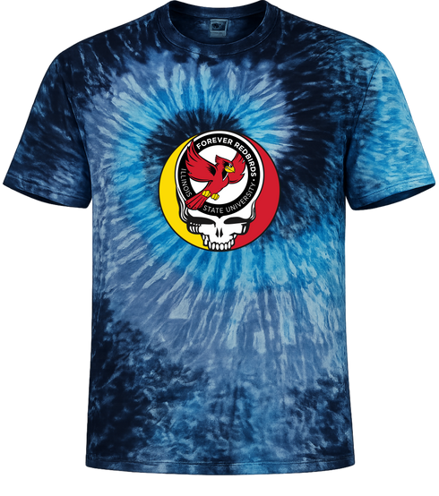 Illinois State University Stealie Tie-Dye T-Shirt